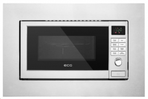 ECG MTD 2081 VGSS mikrohullámú sütő beépítő kerettel ezüst